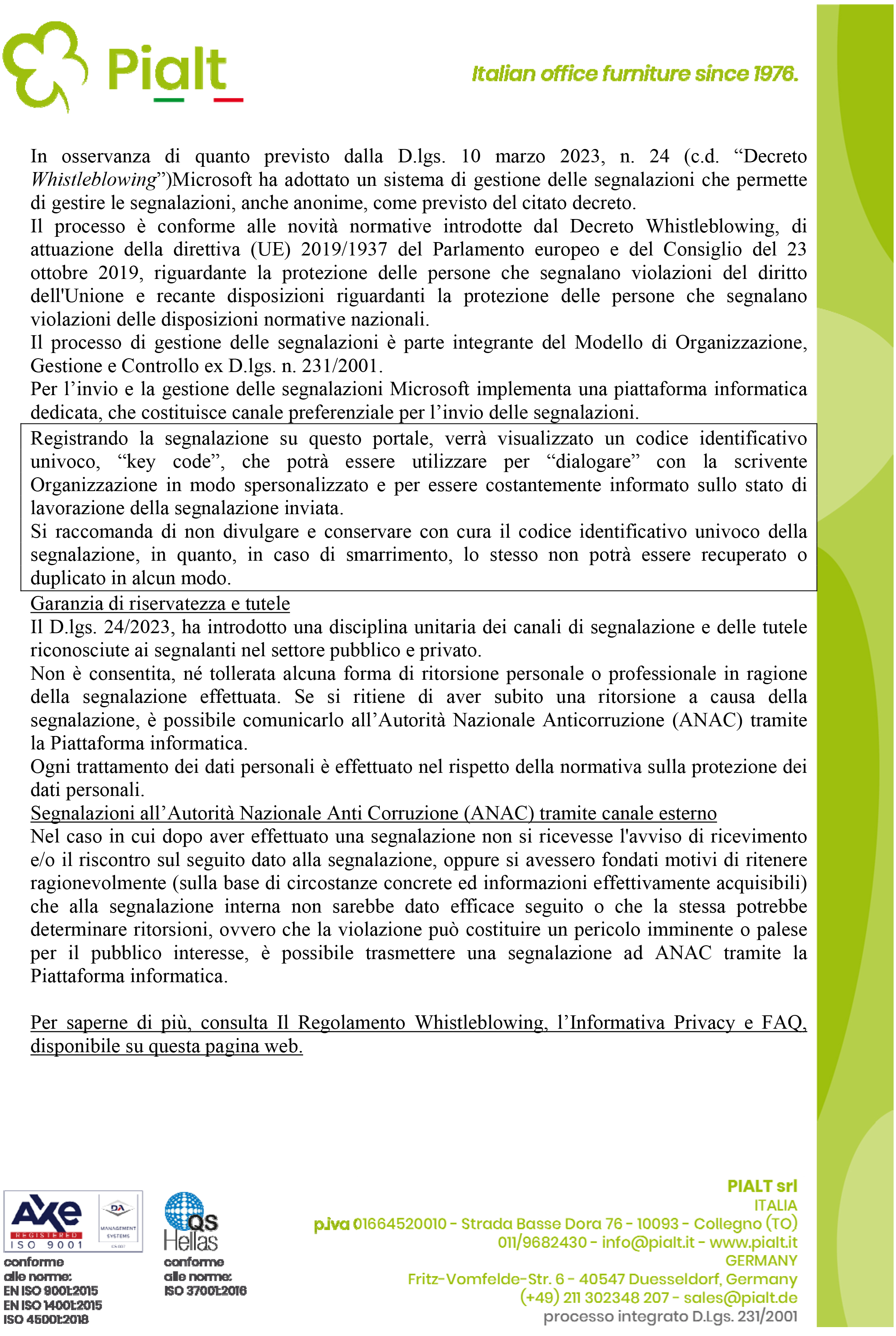 Testo di presentazione